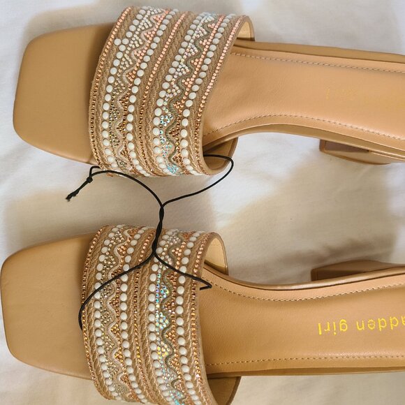 MADDEN GIRL WOMENS PENELOPE SLIDE SANDAL - Picture 4 of 5